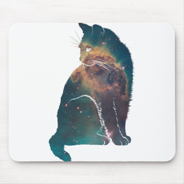 Tapis De Souris Space Nebula Cat (Devant)
