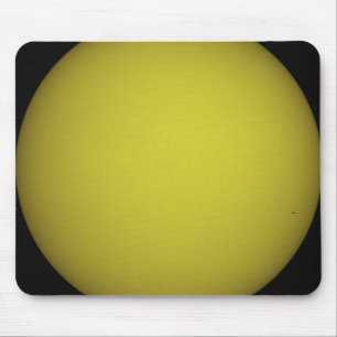 Tapis De Souris Space Shuttle Atlantis est vue en silhouette