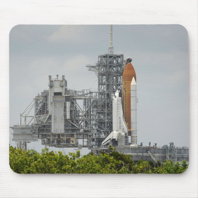 Tapis De Souris Space Shuttle Endeavor sur le lancement pad 5 (Devant)