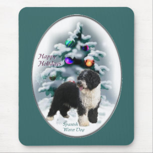 Tapis De Souris Spanish Water Dog Christmas Gifts
