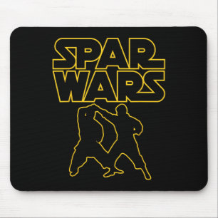 Tapis De Souris Spar Wars Arts Martiaux Taekwondo Karaté Le Drôle