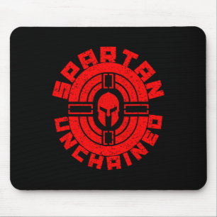 Tapis De Souris Spartan Non Enchaîné Bodybuilding Warrior Race Gym