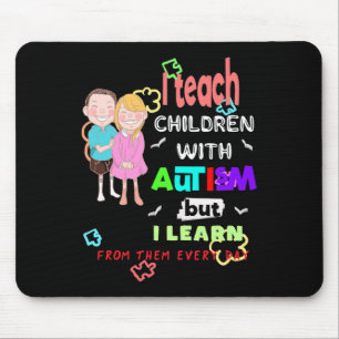 Tapis De Souris Spécial Ed SPED Professeur Enseigner Cool Autisme 