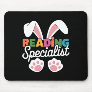 Tapis De Souris Spécialiste de la lecture de Pâques Enseignant Lap