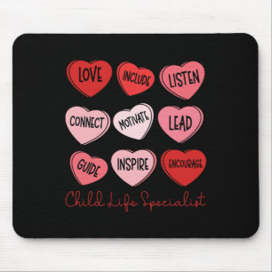 Tapis De Souris Spécialiste de la vie de l'enfant de la Saint-Vale