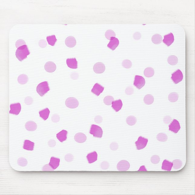 Tapis De Souris Speckles roses (Devant)
