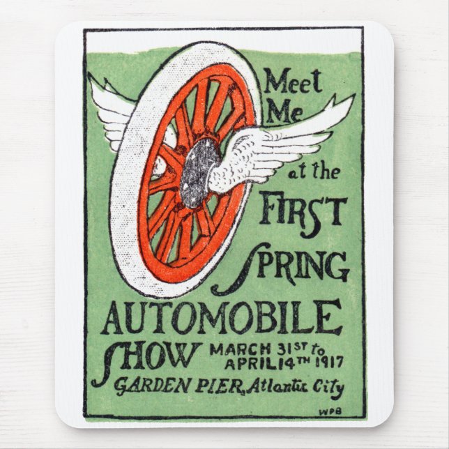 Tapis De Souris Spectacle automobile du New Jersey Spring 1917 (Devant)