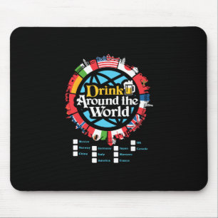 Tapis De Souris Spectacle de boisson de vacances pour adultes