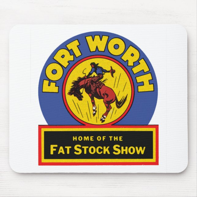 Tapis De Souris Spectacle Stock de Fort Worth (Devant)