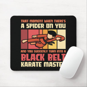 Tapis De Souris Spider Black Belt Karate Master