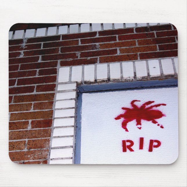 Tapis De Souris spider r.i.p. stencil (Devant)