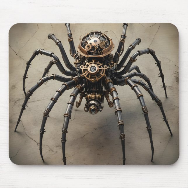 Tapis De Souris Spider Steampunk (Devant)