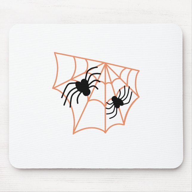 Tapis De Souris Spider Web Halloween (Devant)