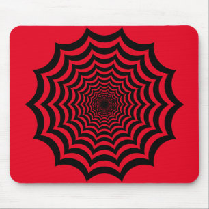 Tapis De Souris Spider Web Hypnotique