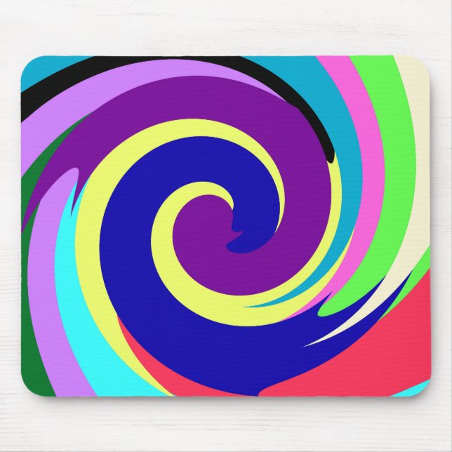 Tapis De Souris Spiral Color (Devant)