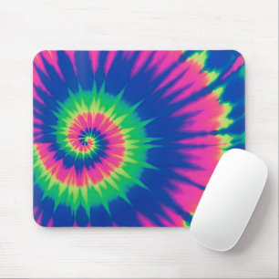 Tapis De Souris Spirale à Cravate de néon