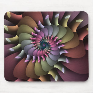 Tapis De Souris Spirale Abstraite colorée Anima Aura