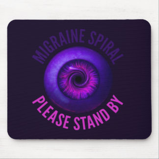 Tapis De Souris Spirale de Migraine : Veuillez Patienter