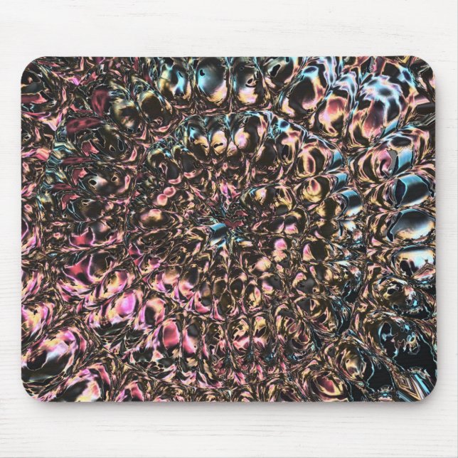 Tapis De Souris Spirale de pierres précieuses (Devant)