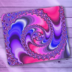 Tapis De Souris Spirale violette