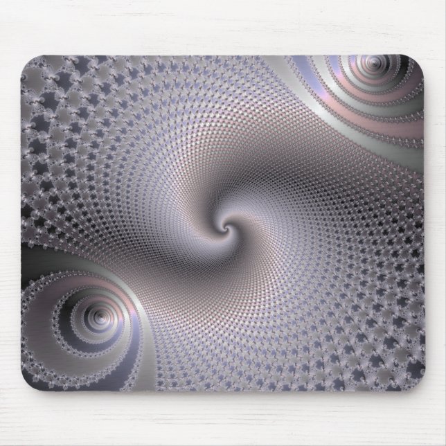 Tapis De Souris Spirales sans fin - Art Fractal (Devant)