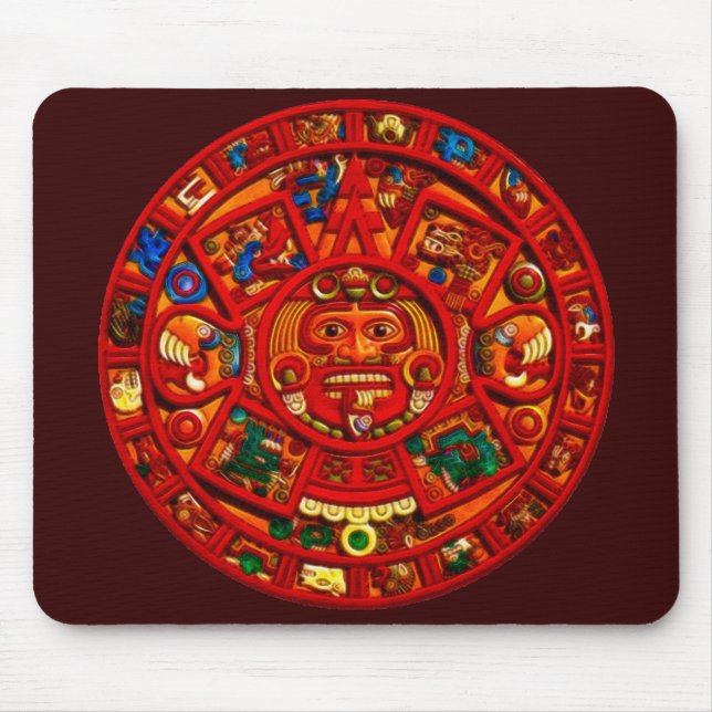 Tapis De Souris Spirit of Mexico & Peru, Mayan Incan Design (Devant)