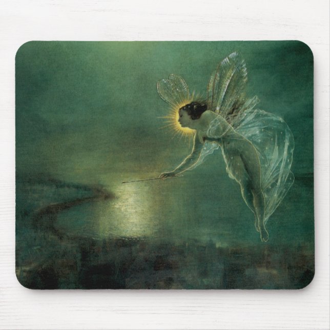Tapis De Souris Spirit of the Night par Grimshaw, Fée victorienne (Devant)