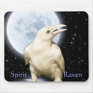 Tapis De Souris SPIRIT RAVEN Imaginaire sauvage Art
