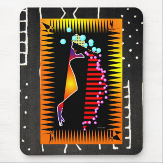 Tapis De Souris Splash couleur Afrocentrique
