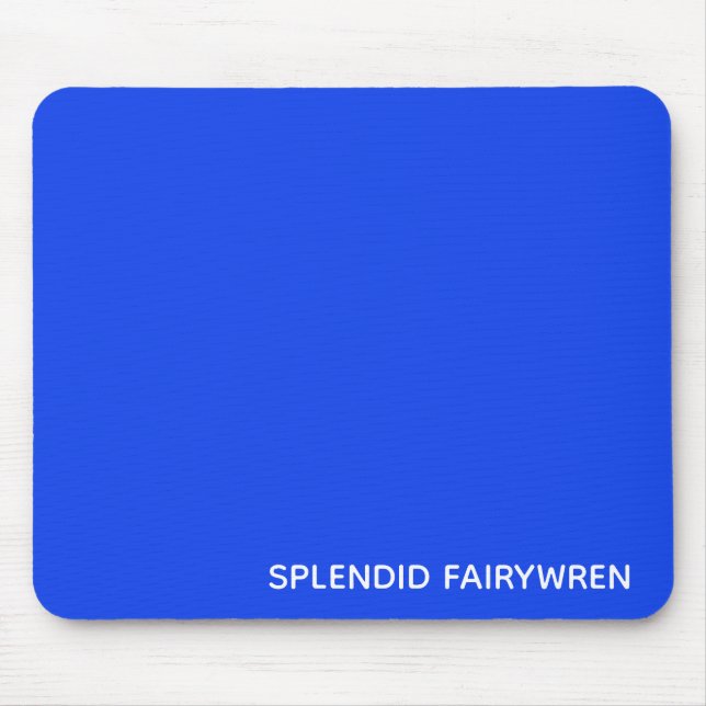 Tapis De Souris Splendid Fairywren Blue Colour (Devant)