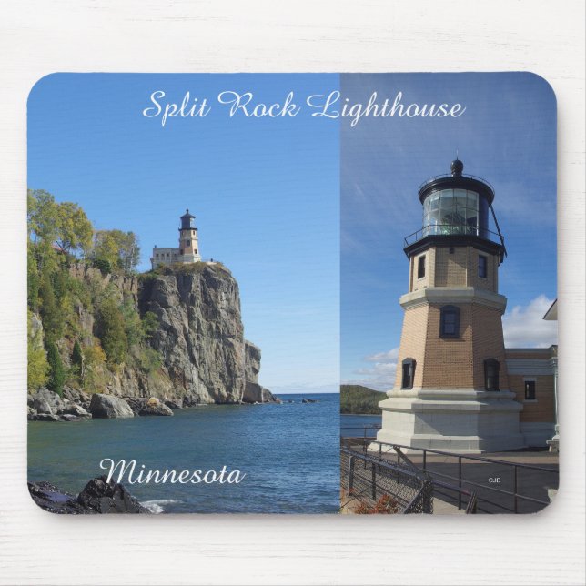 Tapis De Souris Split Rock Lighthouse 2 photo mousepad (Devant)