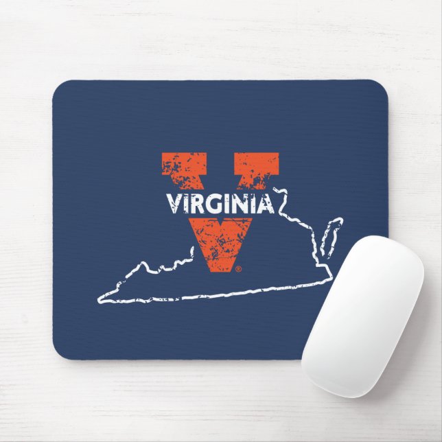 Tapis De Souris Split V Virginia State Love (Avec souris)