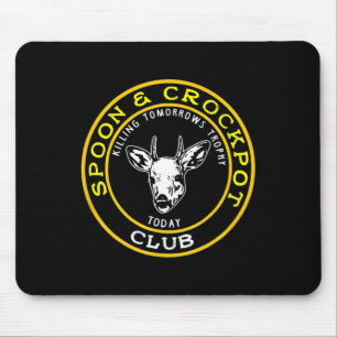 Tapis De Souris Spoon Et Crockpot Club Drôle Design De Chasse