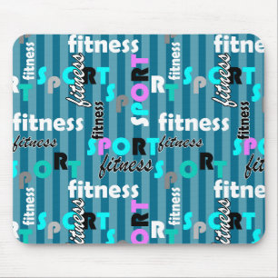 Tapis De Souris sport fitness texte clair motif pour sportswear