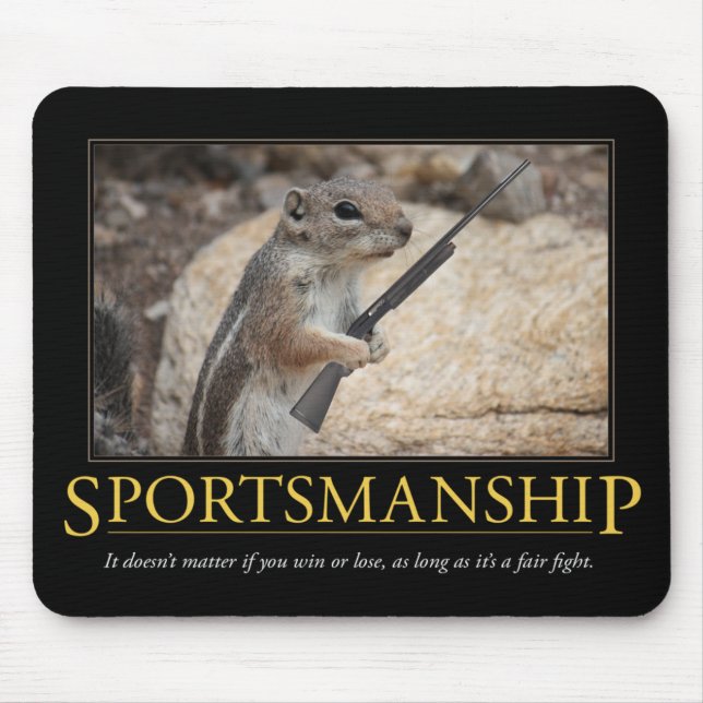 Tapis De Souris Sportivité Demotivational Mousepad (Devant)