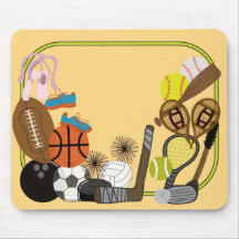 Tapis de souris Sports