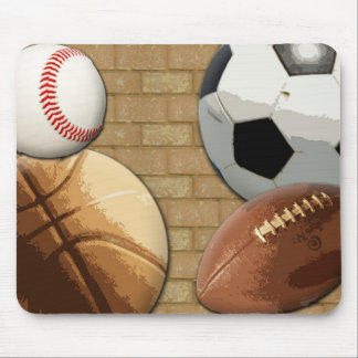 Tapis De Souris Sports Al-Étoile, basket-ball/football/football