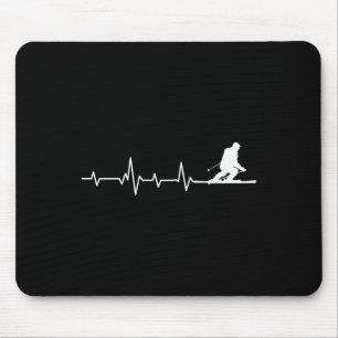 Tapis De Souris Sports d'hiver extrêmes rythme de vie de skieur