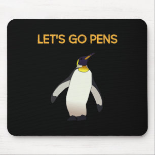 Tapis De Souris Sports Tee#39 ; s Va Pens Drôle Pingouins De Hocke