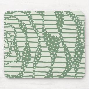Tapis De Souris Spots et bandes 2 - Vert