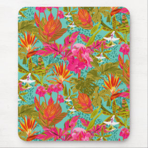 Tapis de souris Spotted Hothouse Tropical Floral