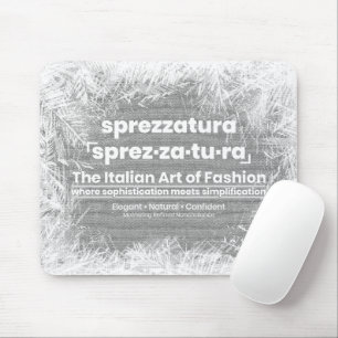 Tapis De Souris SPREZZATURA : L'ART ITALIEN DE LA MODE-BlackDenim