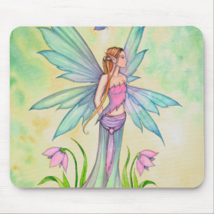 Tapis De Souris Spring Butterfly Fairy Fantasy Art