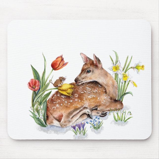 Tapis De Souris Spring Deer (Devant)