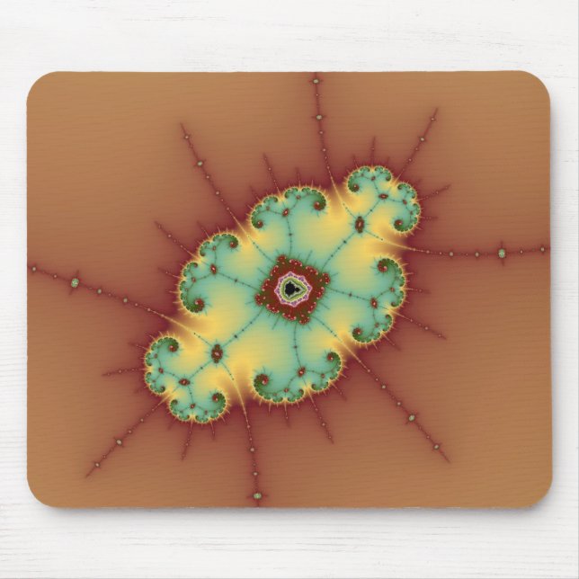 Tapis De Souris Square Brain - Fractal Mousepad (Devant)