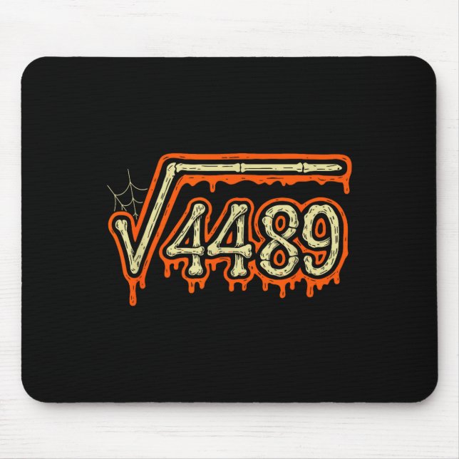 Tapis De Souris Square Root 4489 Equals 67 Geek Joke  (Devant)