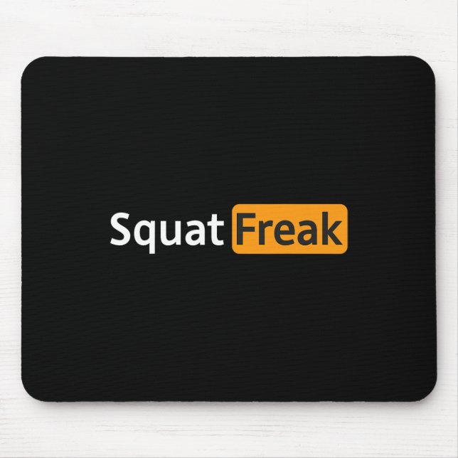 Tapis De Souris Squat Freak Funny Gym Bodybuilding Fitness entraîn (Devant)