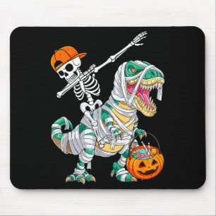 Tapis De Souris Squelette à cheval dansant Dab Dinosaure T Rex Hal