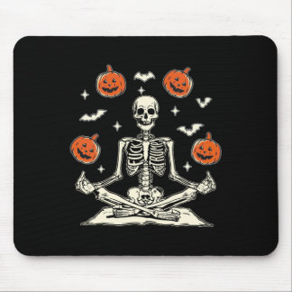 Tapis De Souris Squelette anti Trump Halloween manches longues