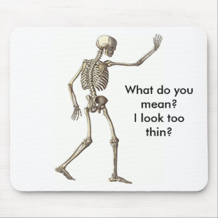 Tapis De Souris Squelette brandissant Mousepad